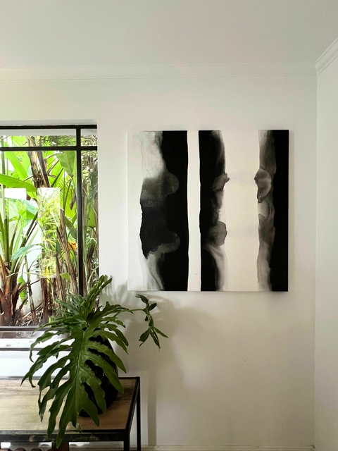 orilla | 100x 100 cm | bastidor sin marco - comprar online