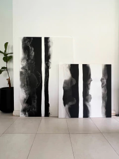 orilla | 100x 100 cm | bastidor sin marco en internet