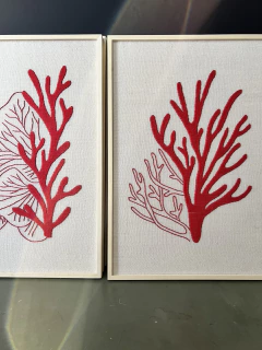 coral rama rojo | 100 x 70 cm ENTREGA EN 20/30 DÍAS en internet