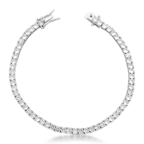 PULSEIRA RIVIERA 19CM FECHO JOIA BANHO RÓDIO