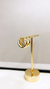 ARGOLINHA ABAULADA M BANHO OURO 18K - comprar online