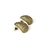 BRINCO GOTA G CRAVEJADO BANHO OURO 18K