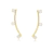 EAR CUFF CRISTAIS BANHO OURO 18K