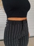 Calça Brilho Vertical Preta - JU BASRAVI BRAND