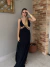 Vestido Mariana longo preto - JU BASRAVI BRAND