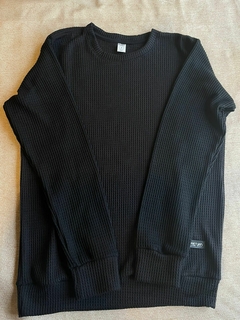 Imagen de SWEATER WAFLE BLACK