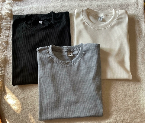 REMERAS WAFLE PACK X 2