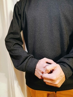 SWEATER WAFLE BLACK - tienda online