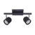 Aplique "Betiluz" veloz 2 luces negro
