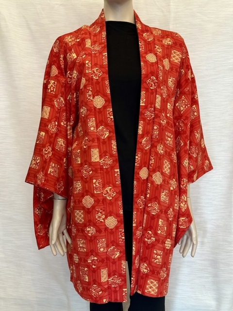 Kimono japonês vermelho (G)
