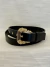 Cinto de couro preto - Essere Fashion