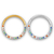 Piercing Argola com zirconias arco iris