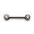 Piercing Mamilo Zirconias Brancas