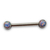 Piercing Mamilo Opala Roxa