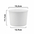 Balde Popcorn Label - 1,5 l