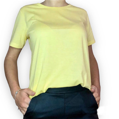 REMERA PIMA SUAVE CUELLO V - AB