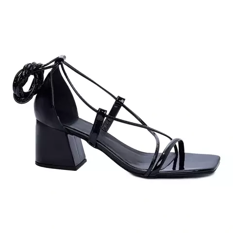 Sandália Salto Bloco Grosso Baixo - comprar online