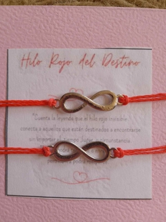 Pulseras infinito para compartir