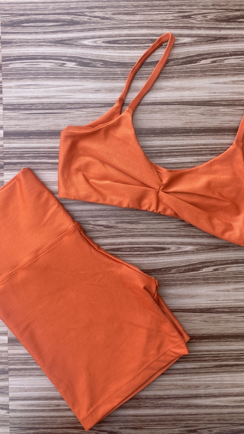 Conjunto Micro canelado Terracota