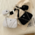 Bolsa Feminina Transversal Casual com Corrente - Kit com Bolsa Pequena