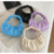Bolsa Feminina Pregueada Mini Minimalista com Alça Superior