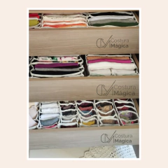 10 Colmeia Organizadora Para peça íntima Feminina, Calcinha, Meia - Plástico Grosso - Organizador de Roupas - comprar online