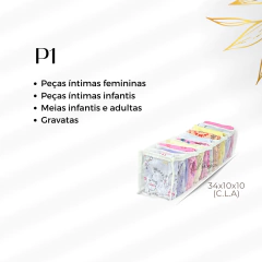 Colmeia Organizadora P1 Para peça íntima Feminina, Calcinha, Meias - Plástico Grosso - Organizador de Roupas - comprar online