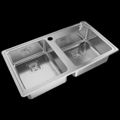 Bacha Doble Quadra Q085 A - tienda online