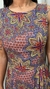 Vestido Azul com Flores Roxas e Amarelo - Beagle na internet