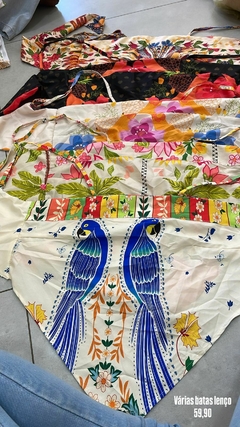 BLUSA BATA LENÇO LAVINIA - comprar online