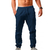 Calça de algodão esportiva rápida masculina, calça monocromática, roupa de