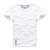 Camiseta masculina de algodão cor sólida t camisa masculina causal o pescoço na internet