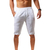 Calça de algodão esportiva rápida masculina, calça monocromática, roupa de na internet