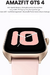 Relógio Xiaomi Amazfit GTS 4 Cor:Rose Pink (OUT2695)