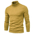 Suéter de gola alta grosso masculino, pulôver casual, monocromático, quente, - Griffes Like