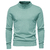 Suéter de gola alta grosso masculino, pulôver casual, monocromático, quente, - comprar online