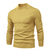 Suéter de gola alta grosso masculino, pulôver casual, monocromático, quente, - Griffes Like