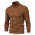 Suéter de gola alta grosso masculino, pulôver casual, monocromático, quente, - comprar online