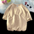 Camiseta casual de algodão de manga curta masculina, blusa solta de streetwear, - Griffes Like