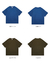Camiseta casual de algodão de manga curta masculina, blusa solta de streetwear, - comprar online