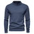 Suéter de gola alta grosso masculino, pulôver casual, monocromático, quente, - loja online