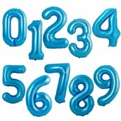 NUMERO AZUL 16"