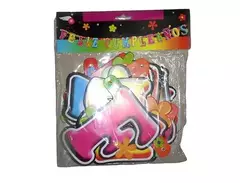 CARTEL BANDERIN GURNALDA FELIZ CUMPLEAÑOS