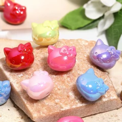 Dijes de Carita de Hello Kitty tornasol - comprar en línea