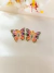 Conjunto Borboleta Cravejado com Microzirconias Colors - Catileia Semijoias