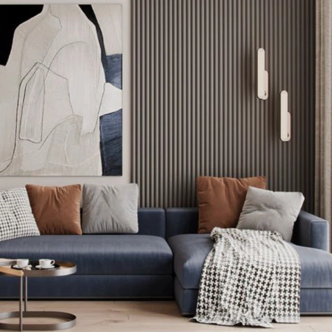 Revestimiento Wpc - Milo Interior - Marron Oscuro - comprar online