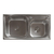 Bacha de Cocina Quantum doble 80