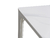 MESA AURA 1.3 BRILLO CON PATA BLANCA - comprar online