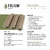 Revestimiento Wpc - Delta Interior - Marron Oscuro - FOLIUM HOME