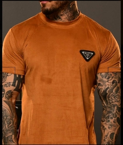 Camiseta Basic Metal Suede Cobre - comprar online